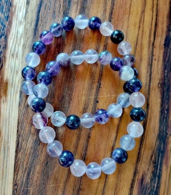 Pulsera Fluorita Morada