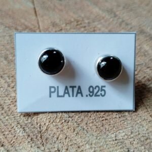 Aretes de Onix Negro