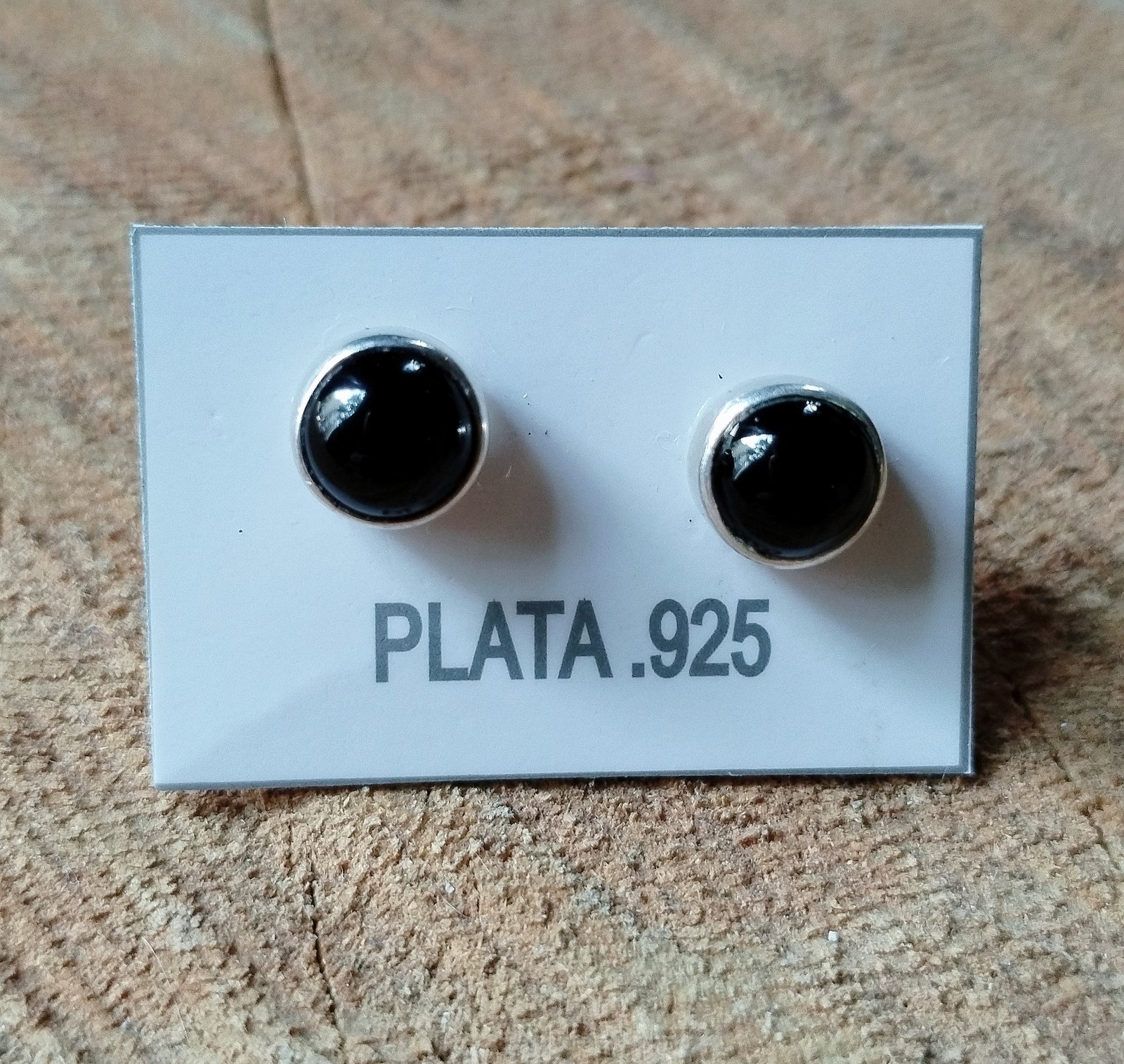 Aretes de Onix Negro