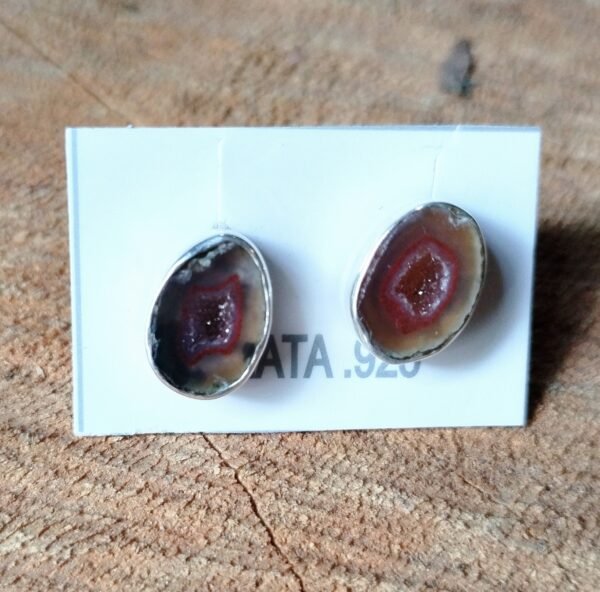 Aretes de Geoda de Cuarzo