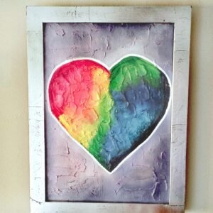 "Corazón Puente Arcoíris"